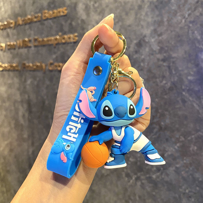 Wholesale Creative cartoon keychain, cute campus style keychain