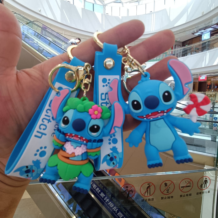 Wholesale Cartoon Silicone Anime Keychain JDC-KC-YiChang040