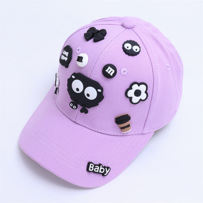 Wholesale Cute Baby Baseball Cap Coal Ball Design Fashion Hip Hop Hat For Kids Boys Girls