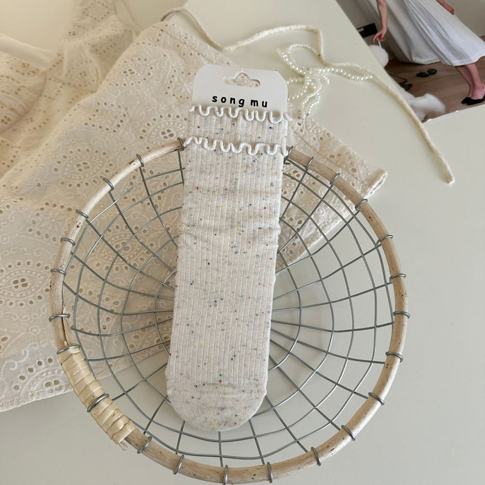 Wholesale New mid length socks, niche original pile socks