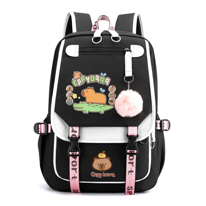 Wholesale Cute cartoon large-capacity backpack bag for boys and girls in elementary and middle school.