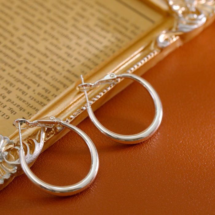 Wholesale Circle earrings, large circle earrings, women's earrings, plain circle earrings, new earrings