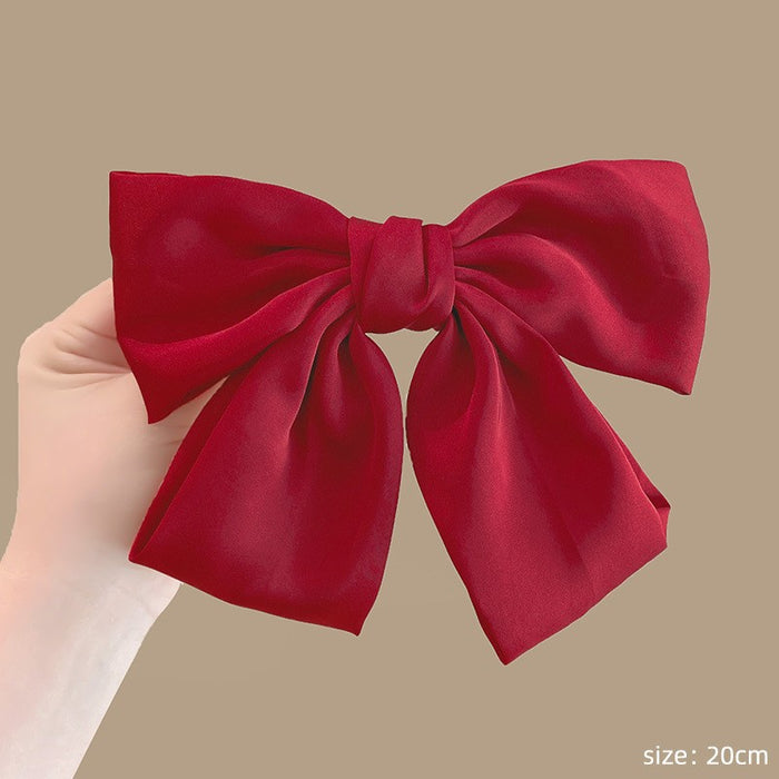 Wholesale Red Bow Hair Clip JDC-HC-Linx005