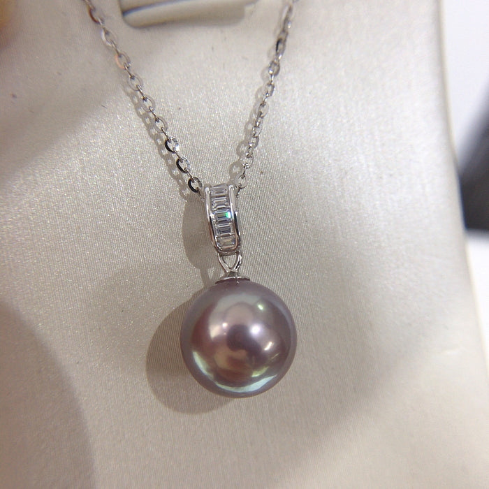 Wholesale Pearl pendant, pure silver pearl necklace, collarbone chain