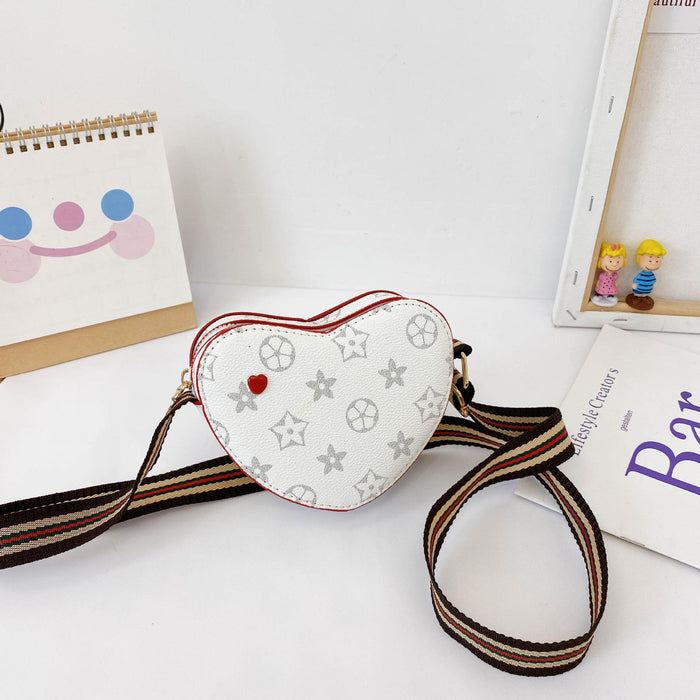 Wholesale PU Children's Bag Heart Shaped Crossbody Bag (F) JDC-SD-FuZun007