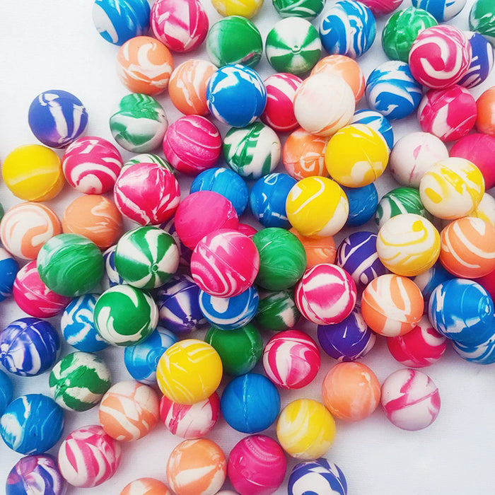 Wholesale 10pcs/ set 4. 5cm colored transparent bouncy ball toy
