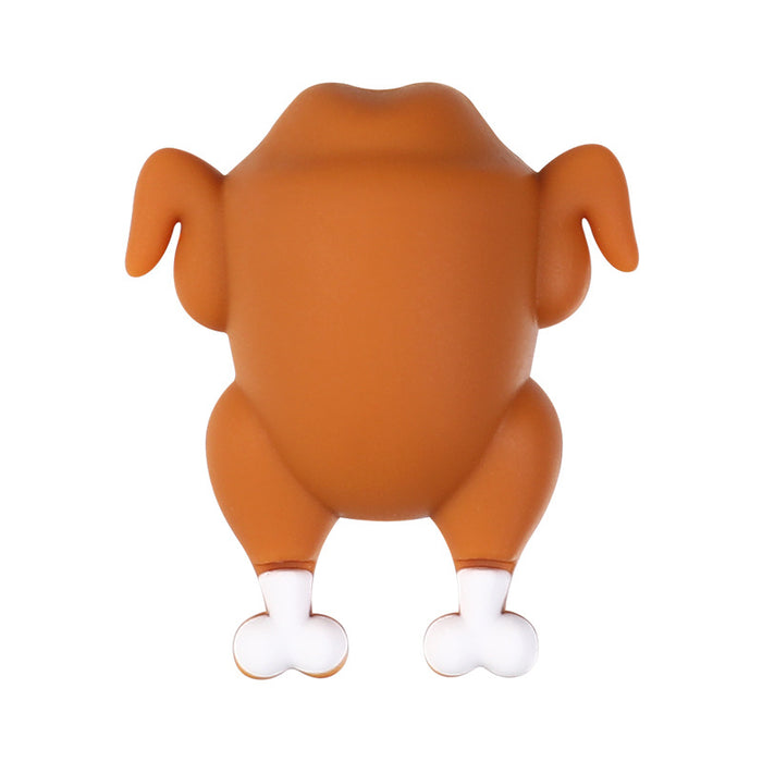 Wholesale 20pcs Thanksgiving silicone beads baby pacifier chain beaded children' s necklace accessories turkey silicone beads