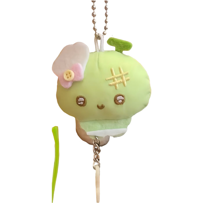 Wholesale Plush Green Pendant School Bag Bag Pendant Doll Keychain