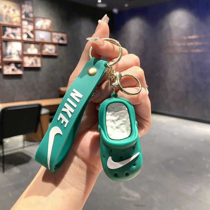 Wholesale Chic Slipper Keychain Metal Keyring Bag Charm MOQ≥2