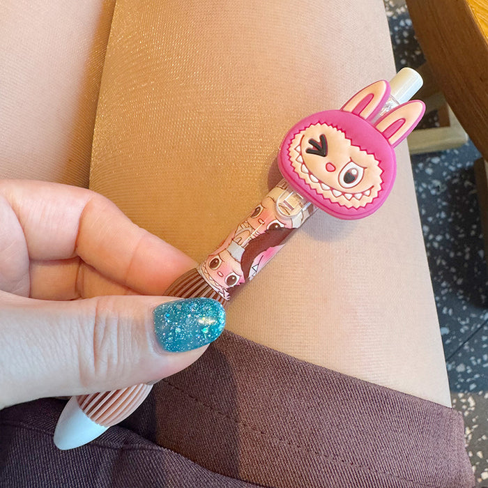 Wholesale Cute little rabbit press pen ins cute girl heart gel pen