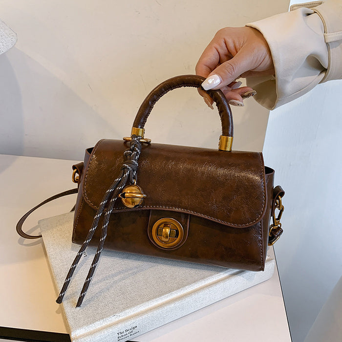 Wholesale Handheld commuting bag, retro small square bag, versatile and multifunctional single shoulder diagonal cross bag