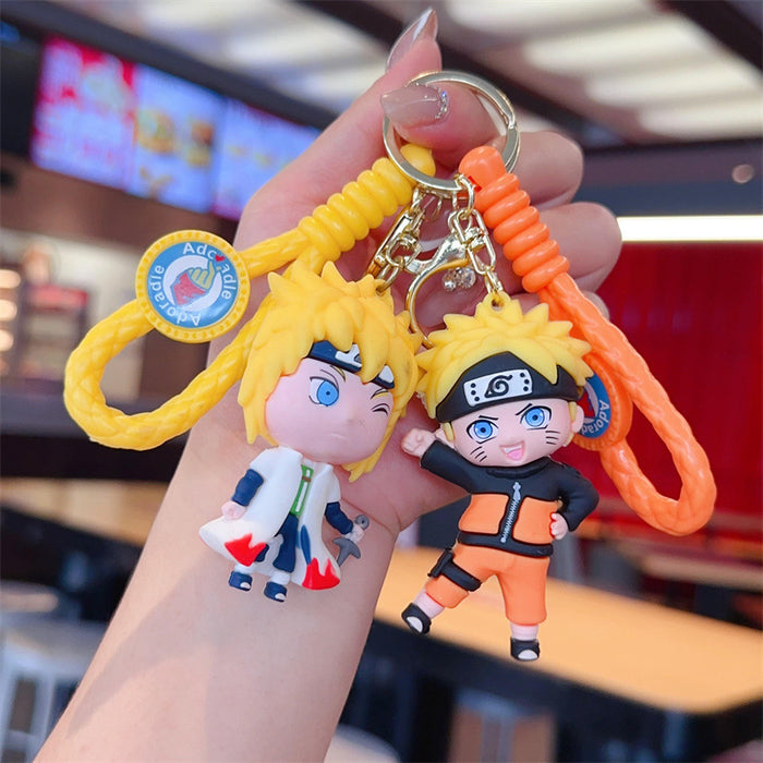 Wholesale  PVC Cartoon Couple Keychain
