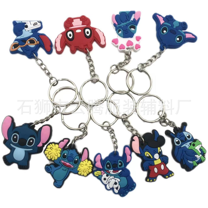 Wholesale 10pcs Keychain ornaments PVC Sun Man key pendant schoolbag decoration