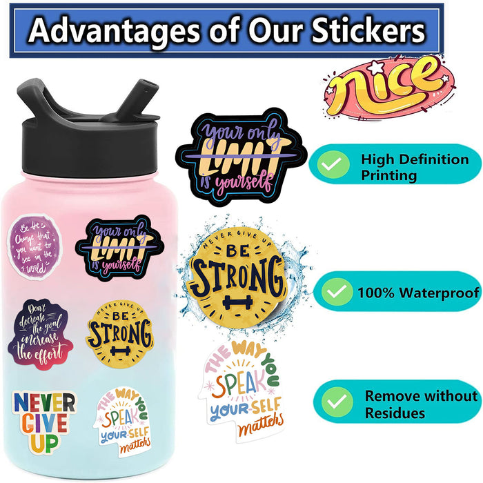 Wholesale 50pcsWaterproof,  removable,  non-repeatable stickers for luggage and notebooks
