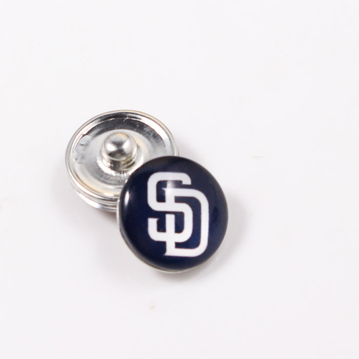 Wholesale 10 pairs/ pack 18mm Ice Hockey Team Button