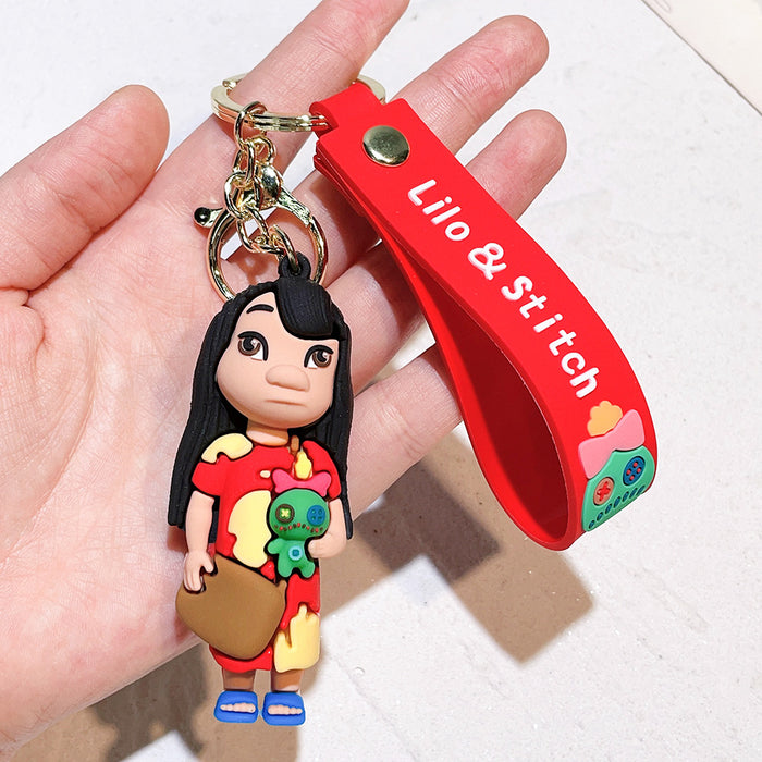 Wholesale Cartoon Silicone Doll Keychain JDC-KC-QiChao019