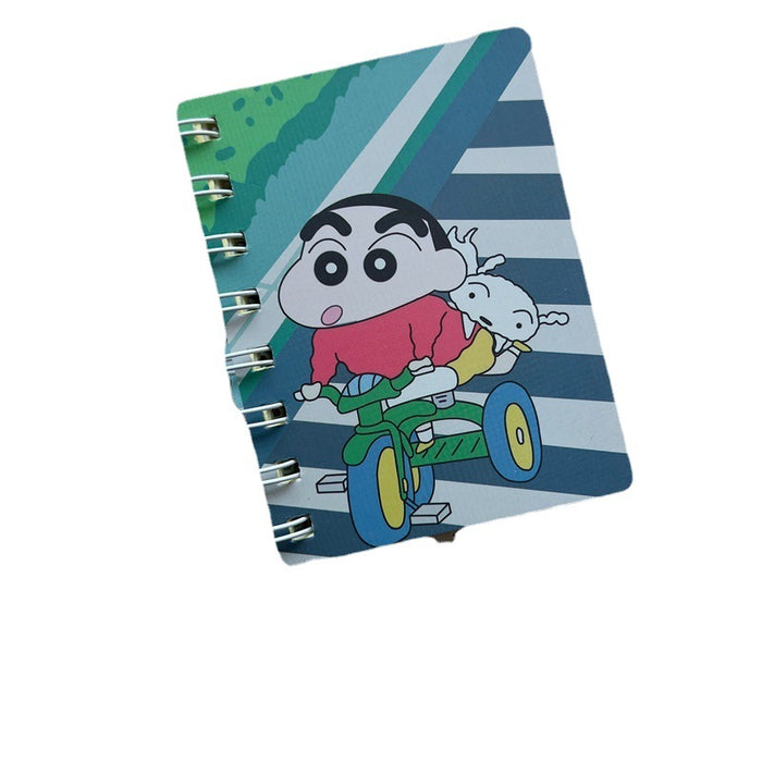 Wholesale 4 Sets of A7 Small Coil Cartoon Paper Notebook JDC-NK-YYC003