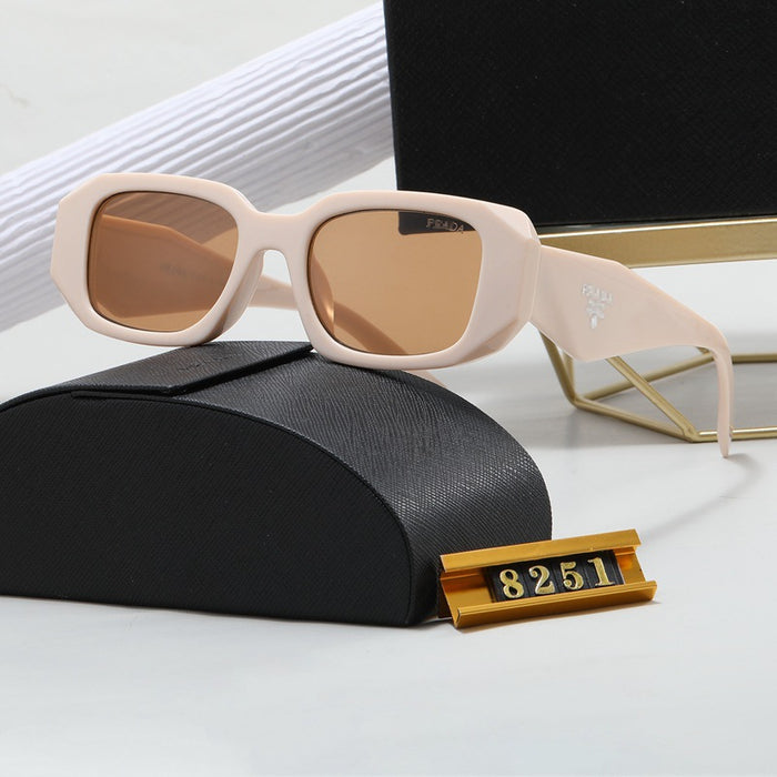 Wholesale New retro polygonal sunglasses, fashionable and personalized street photography sunglasses