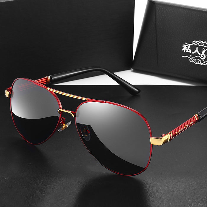 Wholesale Men's polarized sunglasses, sunglasses for fishing, UV protection, trendy driving glasses