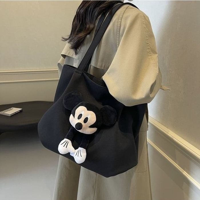 Wholesale Large capacity cartoon shoulder bag tote bag commuting tote bag