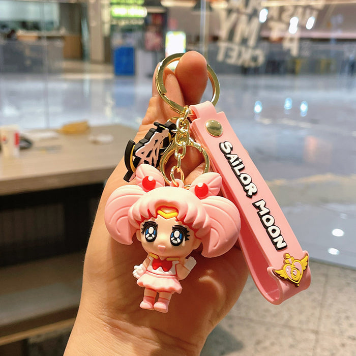 Wholesale Cartoon Silicone Doll Keychain JDC-KC-HaoXi013