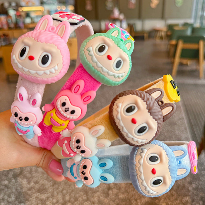 Wholesale Rabbit Monster Hair Band Color Macaron Funny Cute Cartoon Hair Accessories Photo Props