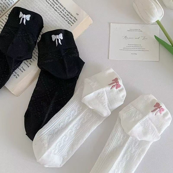 Wholesale Socks, short socks, low cut, cute bow tie, short tube socks
