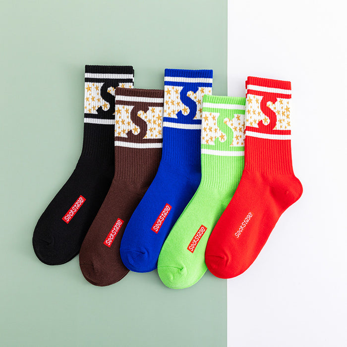 Wholesale Sports Cotton Middle Tube Socks JDC-SK-JiaY012