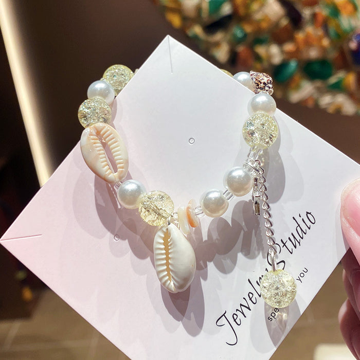 Wholesale Summer Shell Beaded Bracelet Trendy Jewelry Accessory MOQ≥3