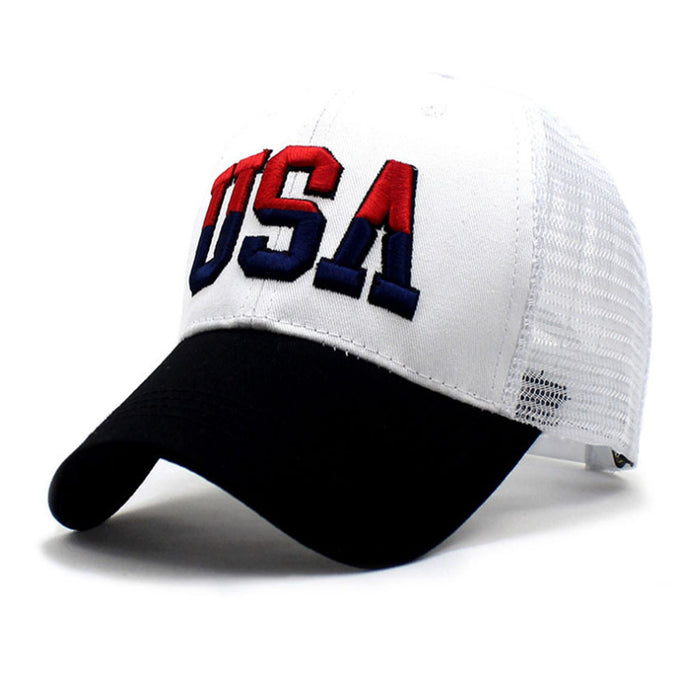 Wholesale Embroidered baseball cap with the letters USA