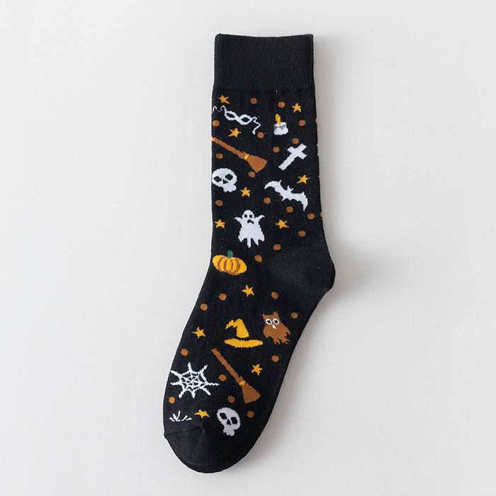 Wholesale Socks, long socks, trendy brand, street festival cartoon pattern, middle tube