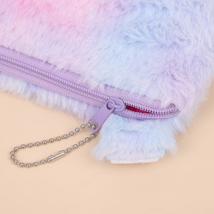 Wholesale Cute Cartoon Plush Kitten Pencil Case