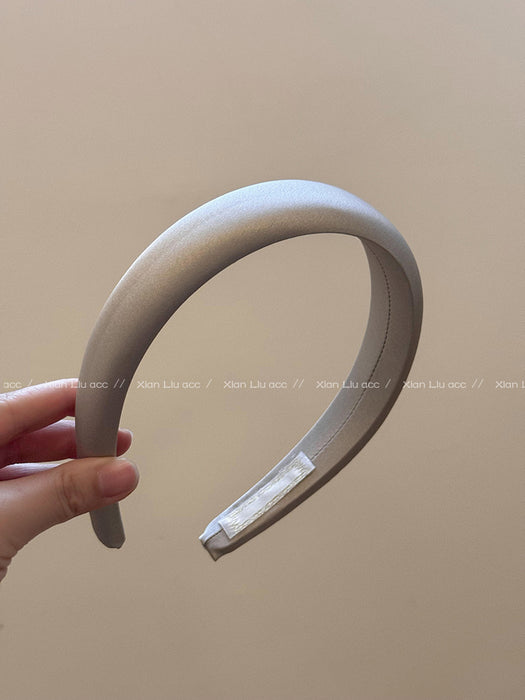 Wholesale Satin headband, new style, wash face headband, stylish and stylish, pressed hair, simple headwear