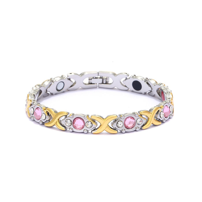 Wholesale energy magnet bracelet diamond adjustable bracelet
