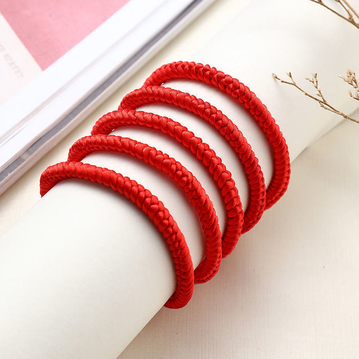 Wholesale Hand woven red rope bracelet