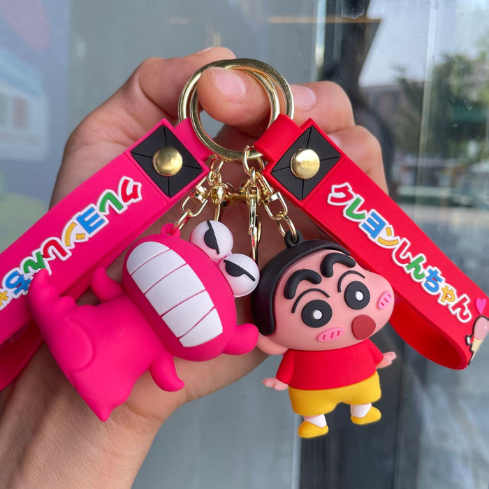 Wholesale Keychain cartoon doll cute backpack pendant doll machine small gift car keychain wholesale