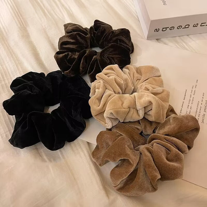 Wholesale large hair band large niche simple fashion hair tie head flower rubber band New