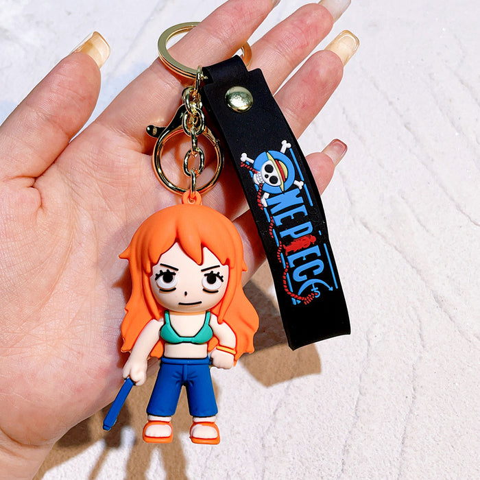 Wholesale Cartoon Silicone Doll Keychain JDC-KC-QiChao047