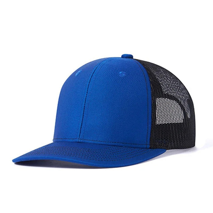 Wholesale Khaki pure color light board duckbill cap with wide brim and breathable mesh baseball cap
