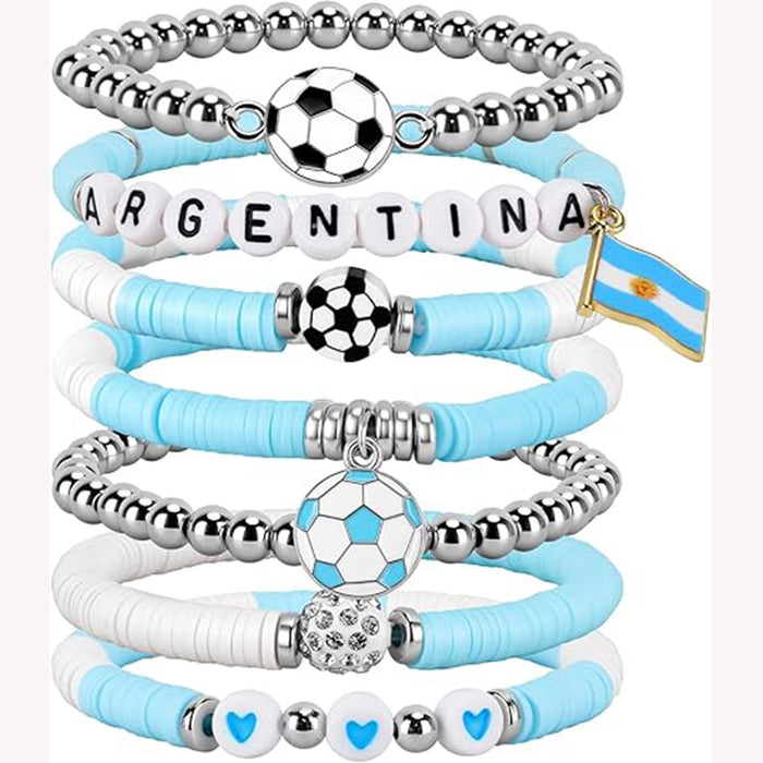 Wholesale 2pcs World Cup Bracelets from Various Countries