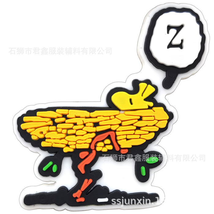 Wholesale 50pcs hole shoes soft rubber decorative buckle shoe accessories