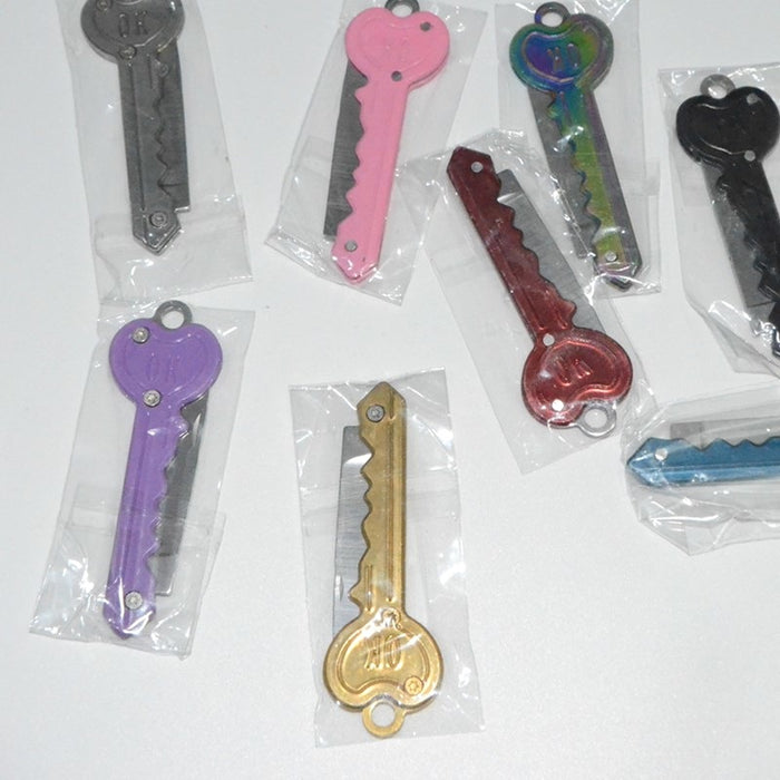 Wholesale Stainless Steel Fruit Knife Keychain JDC-KC-KB003