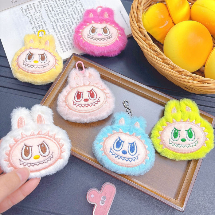 Wholesale Squeaky Doll Keychain Pendant Cute e Rag Doll Small Hanging Mobile Phone Case