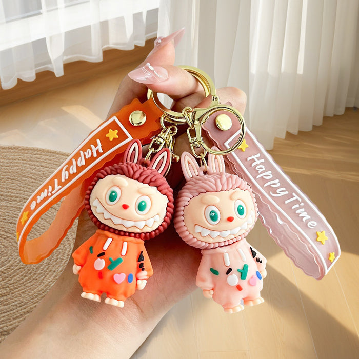 Wholesale Cartoon Plush Little Sheep Keychain Doll Car Couple Bag Pendant