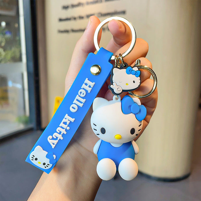 Wholesale Cartoon Three-dimensional Silicone Doll Keychain JDC-KC-MZL005