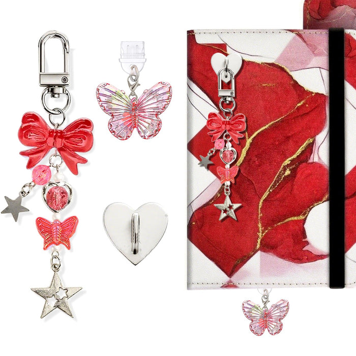 Wholesale Cute printed kitten Mobile Phone Stands charm