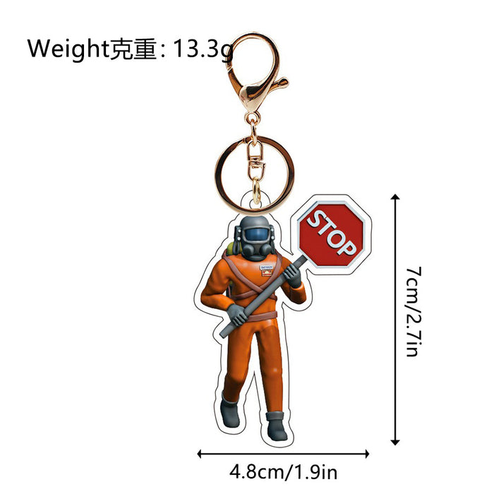 Wholesale Cartoon Game Acrylic Keychains JDC-KC-HaoAn008