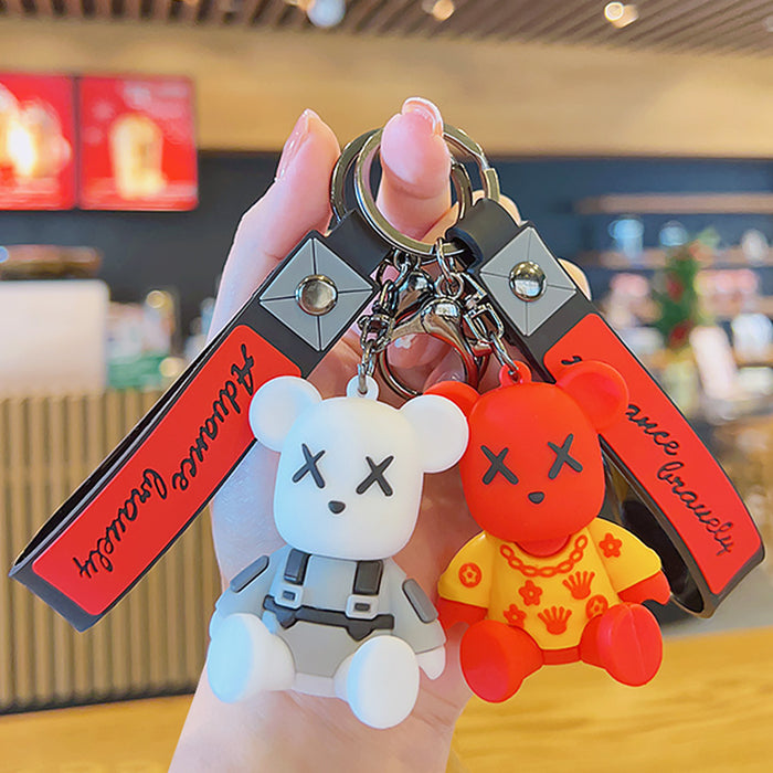 Wholesale Cartoon Silicone Doll Keychain JDC-KC-MingT044