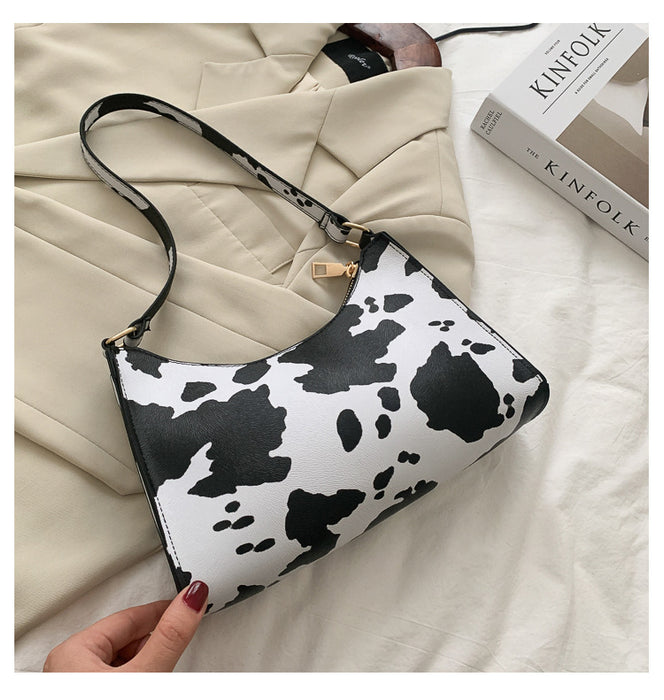 Wholesale Niche Design Bag Popular Hand-held Women's Bags Fashionable Leopard Print Single Shoulder Armpit Bags JDC-SD-MO005