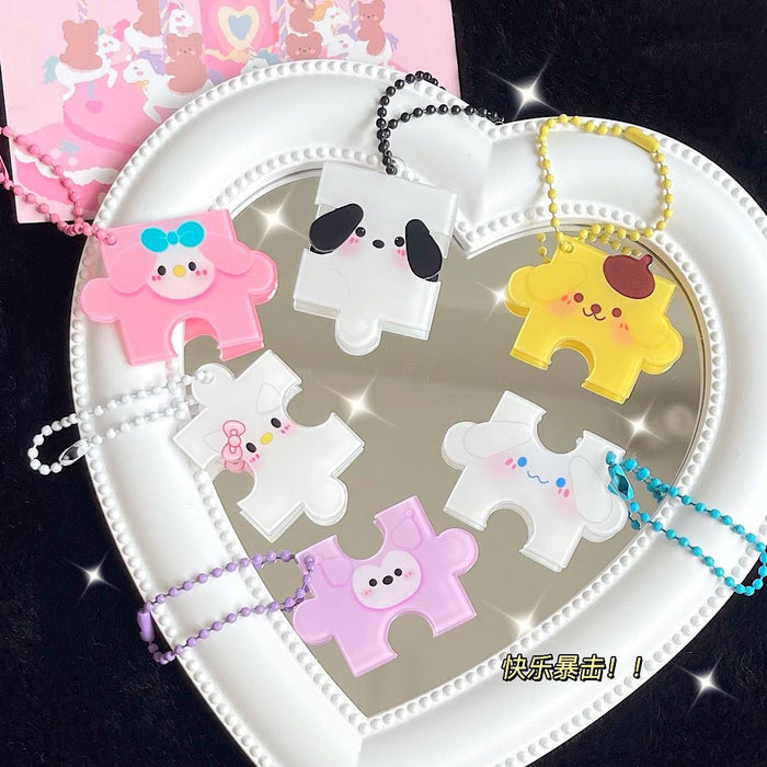Wholesale Keychain  Cartoon Pendant Folding Puzzle Keychain